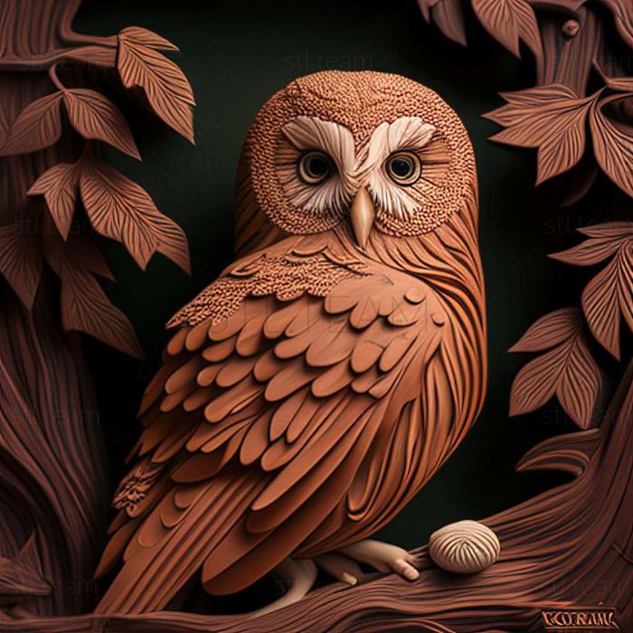 3D модель Glaucidium nana (STL)